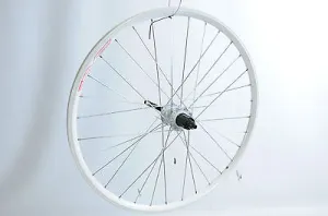 26” (559x19) Disc Hub MTB Bike Rear Wheel White Rim Freehub To Suit 8-9 Speed Cassette