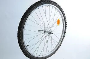 26” MTB FRONT WHEEL WITH TYRE & TUBE  QUICK RELEASE HUB MTB ATB BIKE BARGAIN