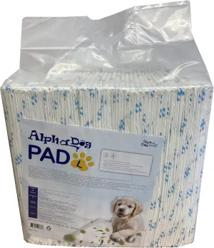 Alpha Dog Series Potty Training Pads Ultra Absorbent Large Pee Pads for Dogs Leak Proof Fast Drying Odor Neutralizer Protect Floors & Carpets (Large (28in x 34in) - 160ct)