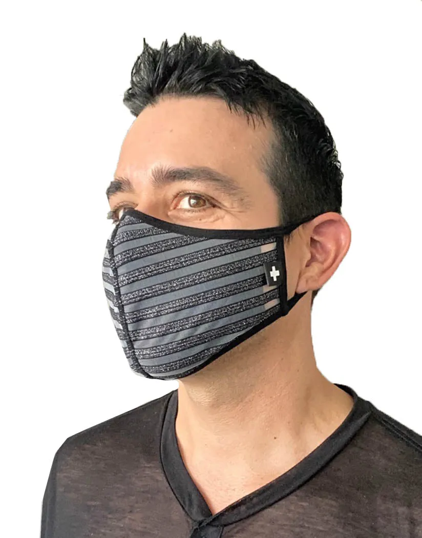 Andrew Christian Glitter Stripe Face Mask 8537