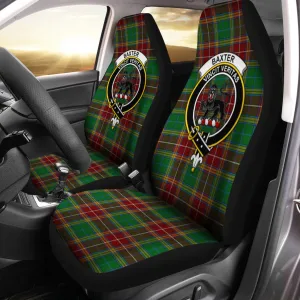 Baxter Tartan Car Seat Cover with Family Crest