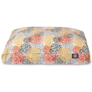 Blooms Memory Foam Dog Bed Citrus