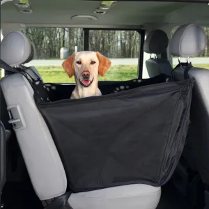 Car Seat Cover Black / Beige Paw design 0.5 x 1.45cm