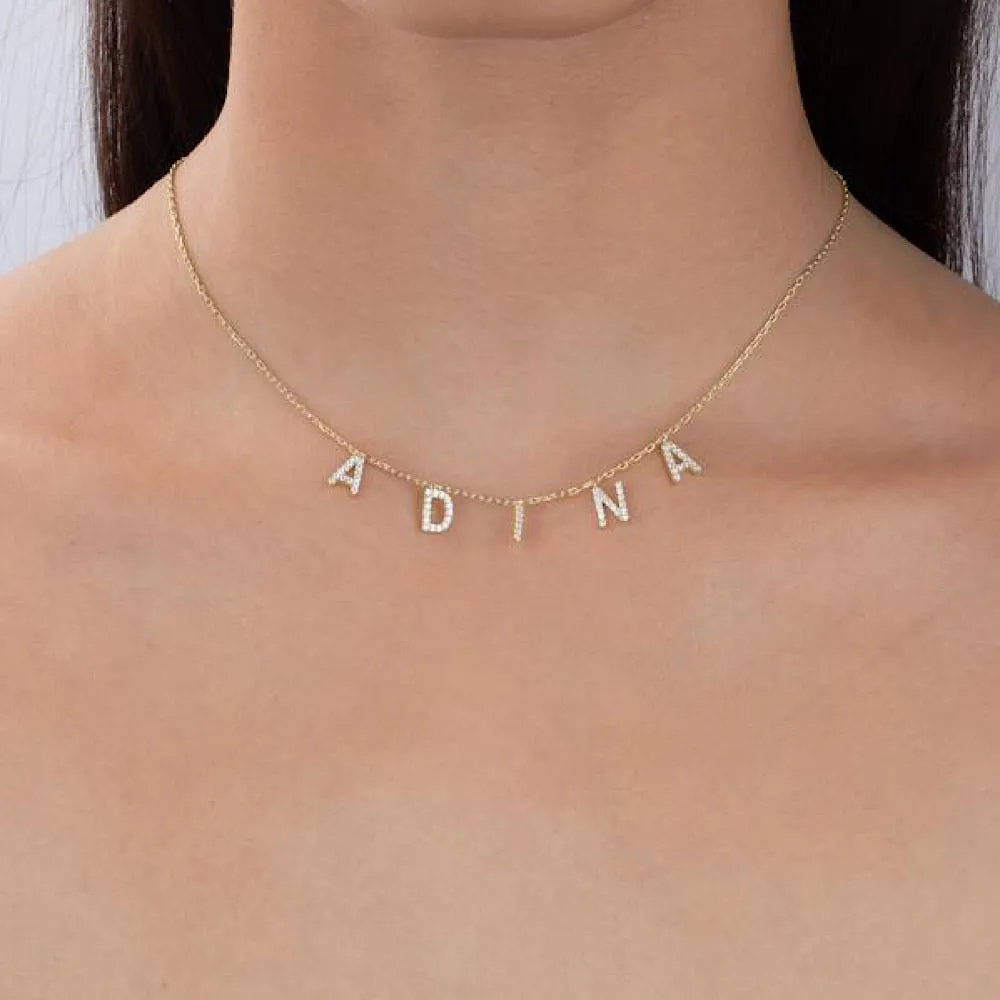Dangle Name Necklace