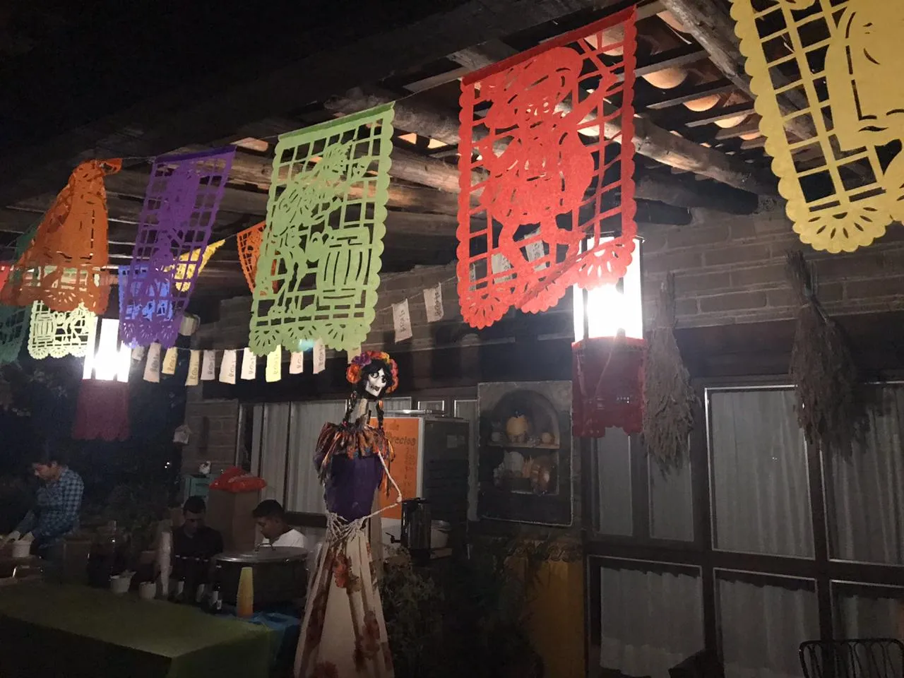 Day Of The Dead Banner Halloween Bunting | 5m / 16ft Papel Picado Banner with 16 Medium Flags