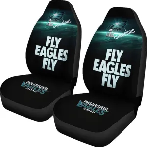eagles Fans Car Seat Covers 2pcs| nfl Fly eagles Fly Auto Accessory