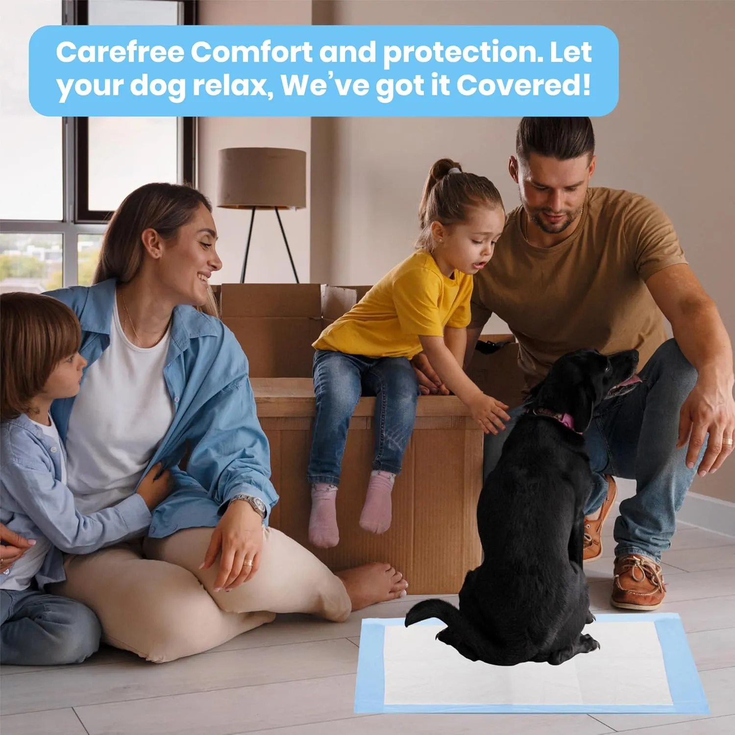 FPN Dog Pee Pads Extra Large, Dog Training Pads, 25 PCS - X-Large, 24x36 inch, Puppy Pads Pet Training Pads, 5 Layer Pads for Instant Absorption