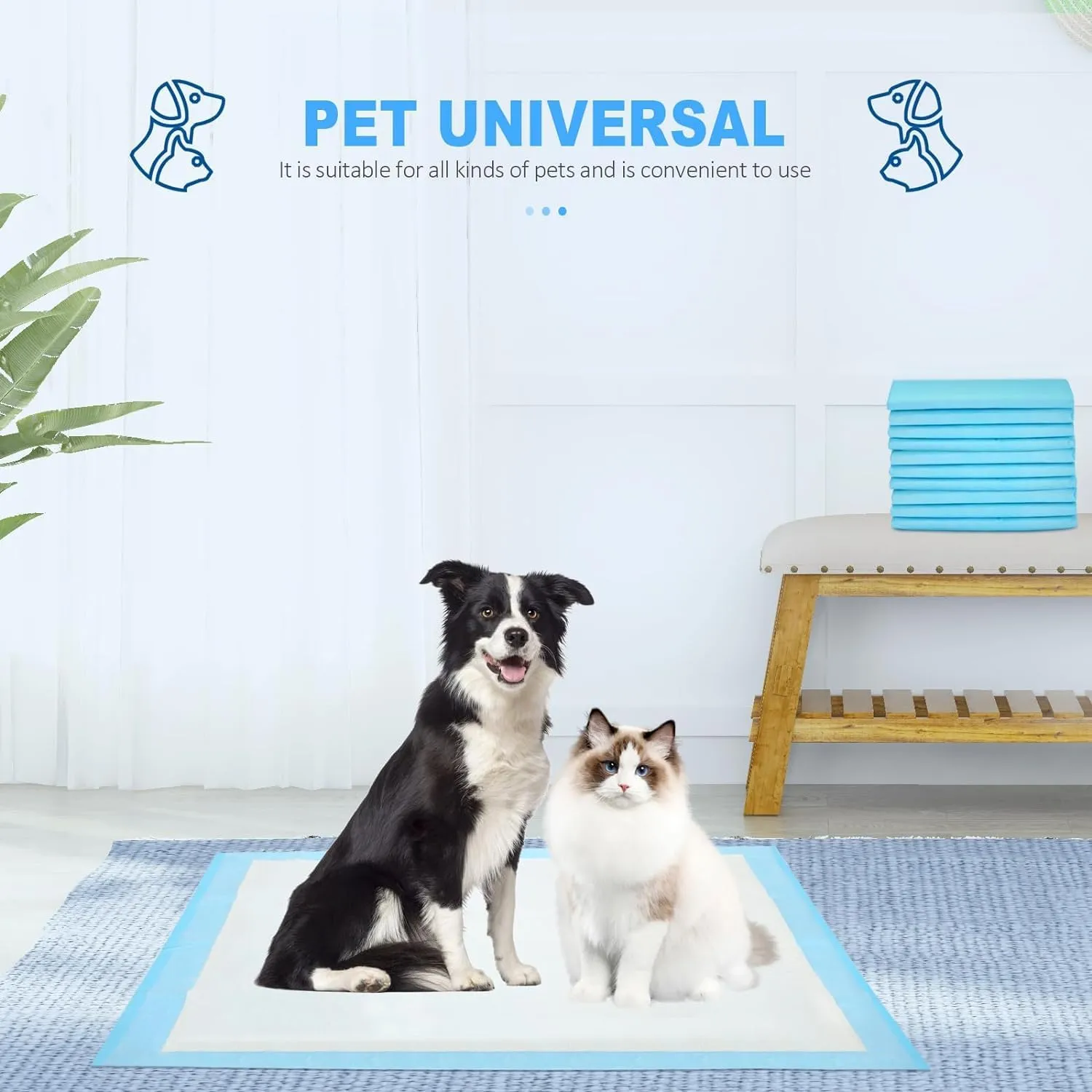 FPN Dog Pee Pads Extra Large, Dog Training Pads, 25 PCS - X-Large, 24x36 inch, Puppy Pads Pet Training Pads, 5 Layer Pads for Instant Absorption