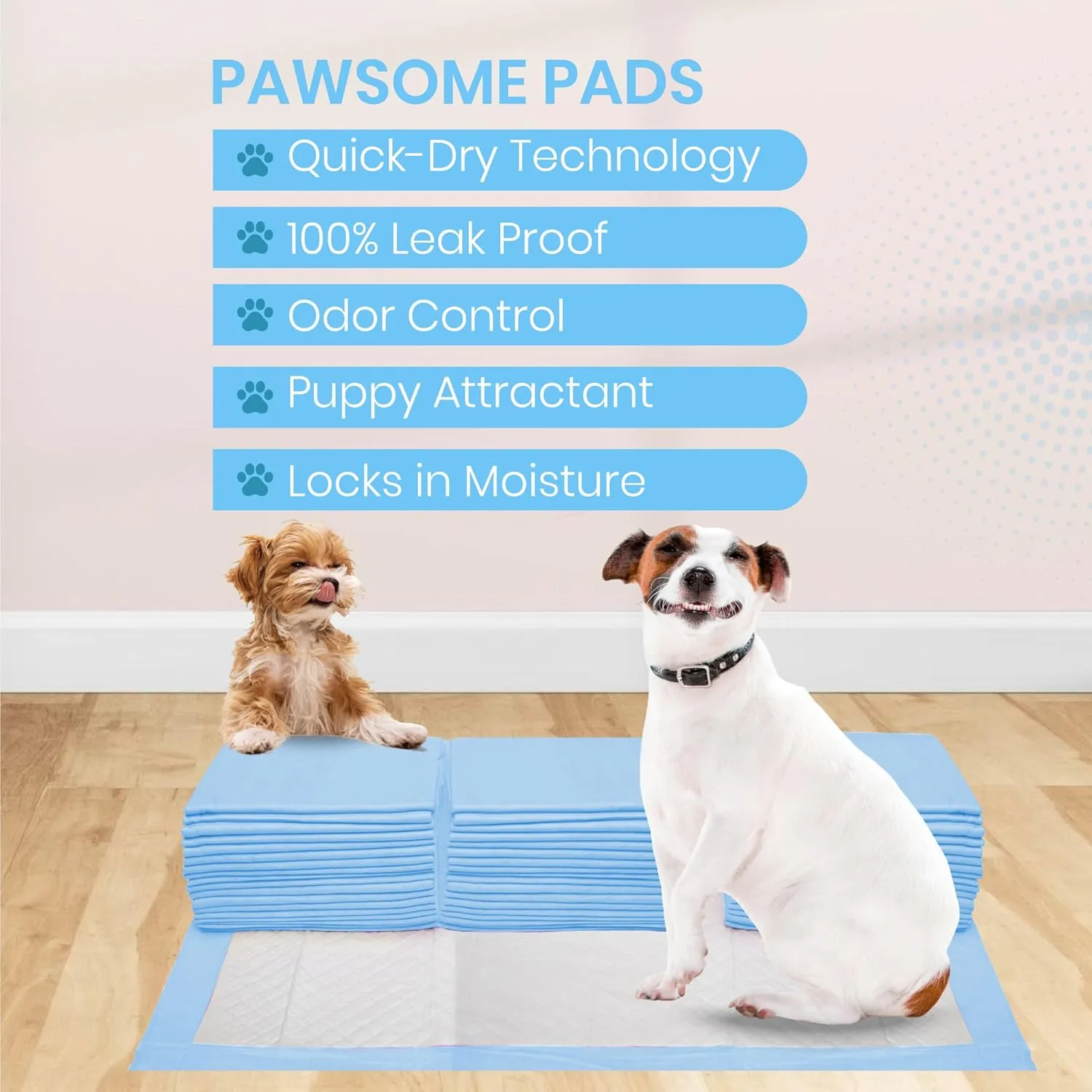 FPN Dog Pee Pads Extra Large, Dog Training Pads, 25 PCS - X-Large, 24x36 inch, Puppy Pads Pet Training Pads, 5 Layer Pads for Instant Absorption