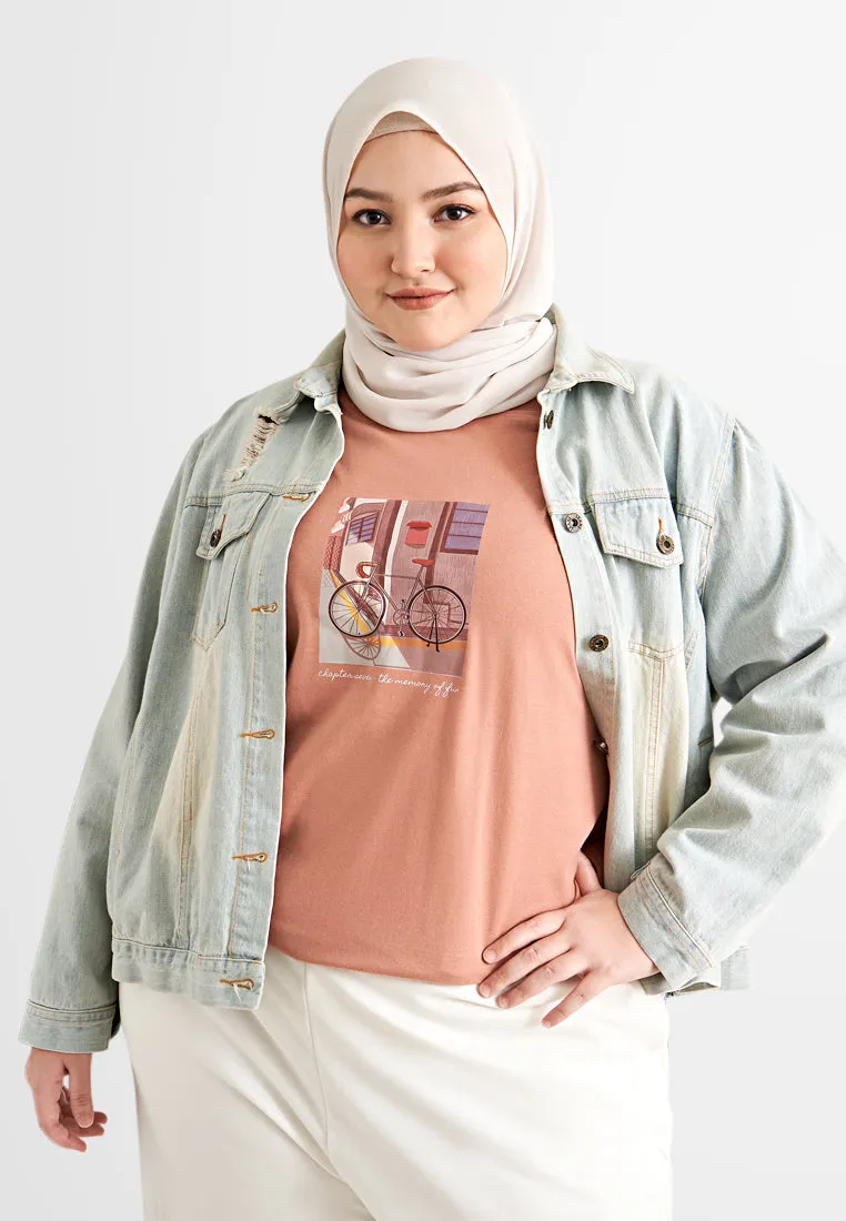 Grace Long Sleeve Single Jersey Graphic Tee