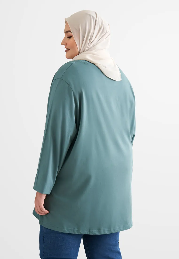 Grace Long Sleeve Single Jersey Graphic Tee