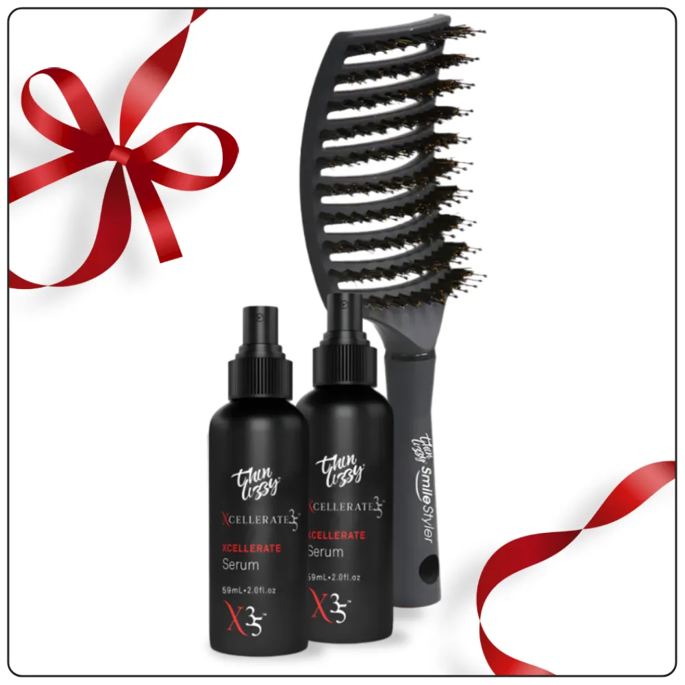 Hair Revitalisation Bundle(Xcellerate Serum Buy One Get One Free   Free Hair Brush)