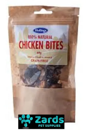 Hollings: 100% Natural Chicken Bites For Dogs 60g