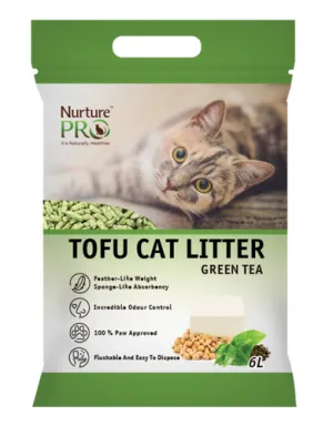 Nurture Pro Tofu Cat Litter - Green Tea (6L)
