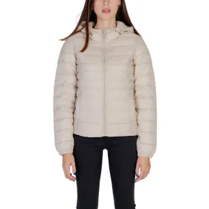 Only Beige Nylon Jackets & Coat