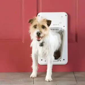 Open Box - PetSafe Dog and Cat Electronic SmartDoor - Small - White