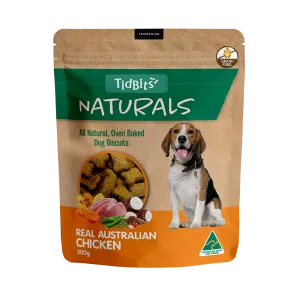 TidBits - Naturals Grain Free Chicken Dog Biscuits (300g)