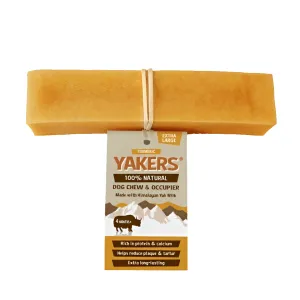 Yakers Turmeric | Himalyan Yak Milk | Hard Cheese Dog Chew - Medium