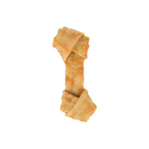 Zero Rawhide Knotted Bone, Chicken - 20cm